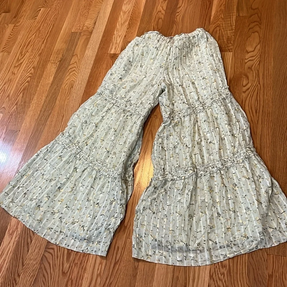 Free People Emmaline Tiered Pull-On Pants Size XS NWT
